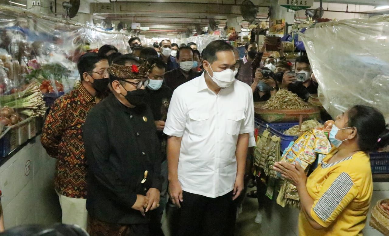 podiumnews.com-Pasar Badung Disiapkan Jadi Percontohan Penerapan SOP PeduliLindungi